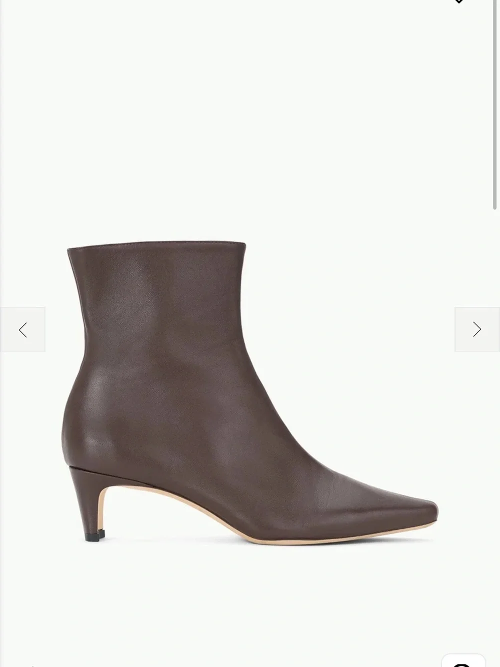 Staud Wally Ankle Espresso Brown 39 WORN ONCE